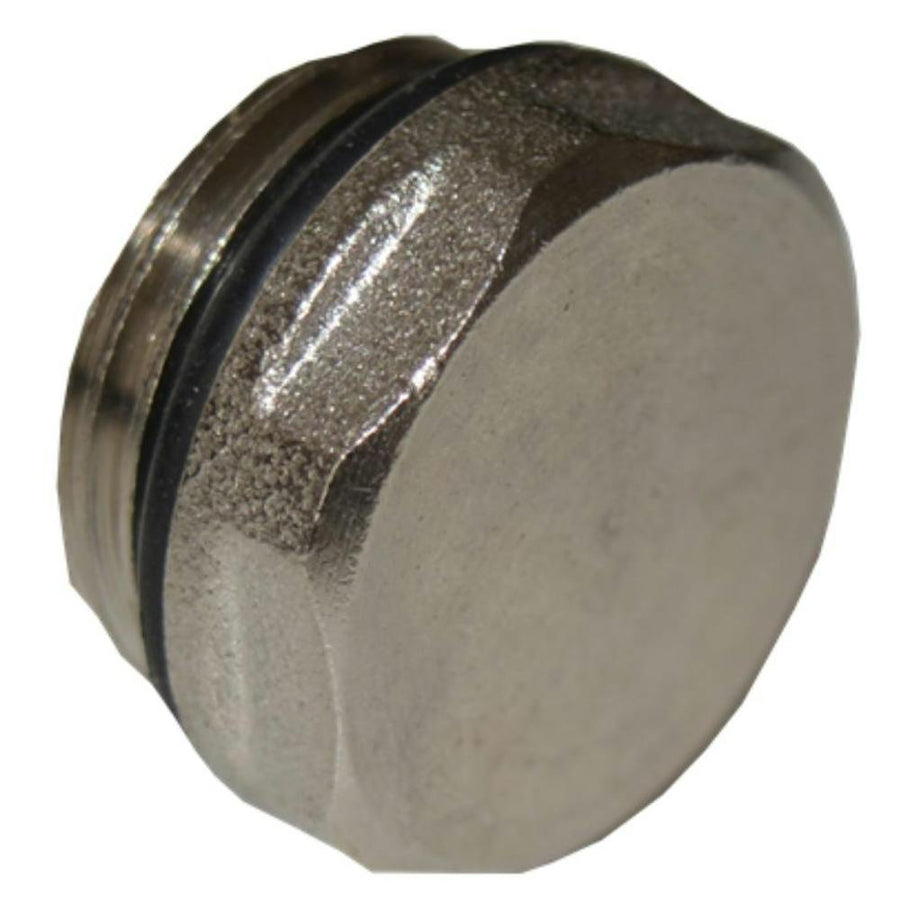 1/2" Radiator Plug Chrome