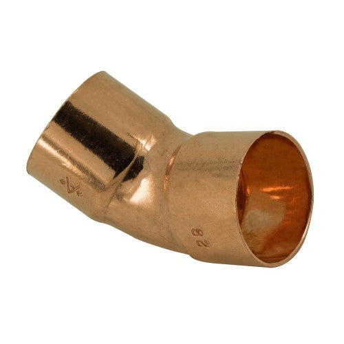 22mm End Feed 45 Degree Elbow