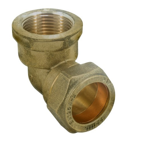 15mm x 1/2" Comp Female Iron Elbow