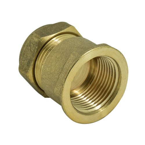 15mm x 1/2" Comp Female Iron Coupler