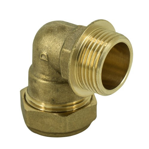 15mm x 1/2" Comp Male Iron Elbow