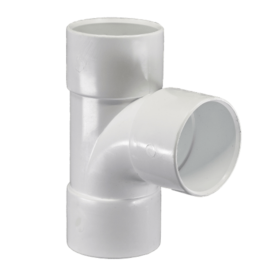 Waste Solvent Weld Swept Tee 32mm White