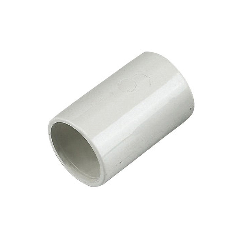 21.5mm Overflow Straight Coupler – White
