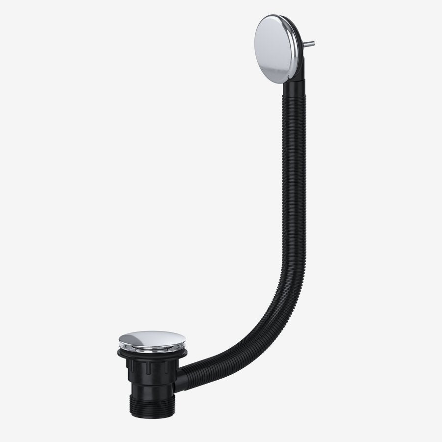 Viva Chrome Clicker Bath Waste & Overflow Kit