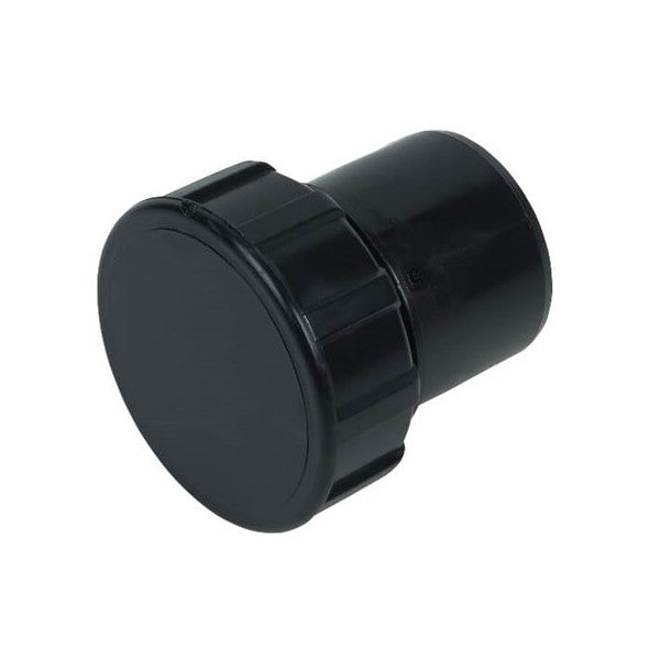 32mm Solvent-Weld Access Cap – Black
