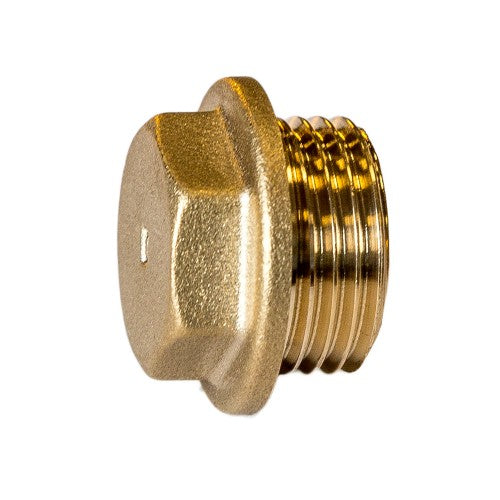 ½-inch BSP Brass Flanged Blanking Plug
