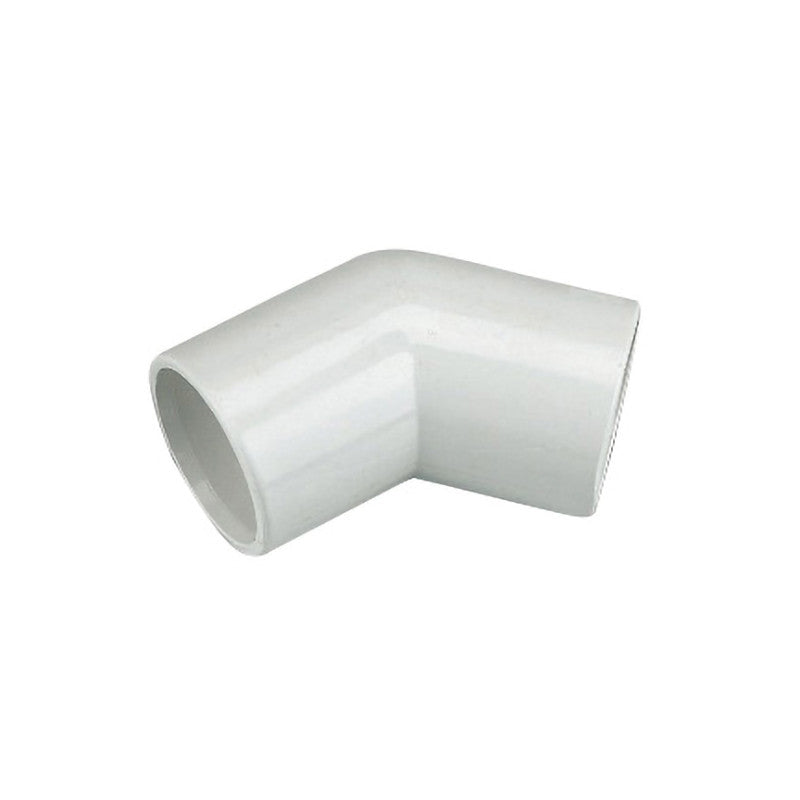 21.5mm Overflow 45° Bend – White