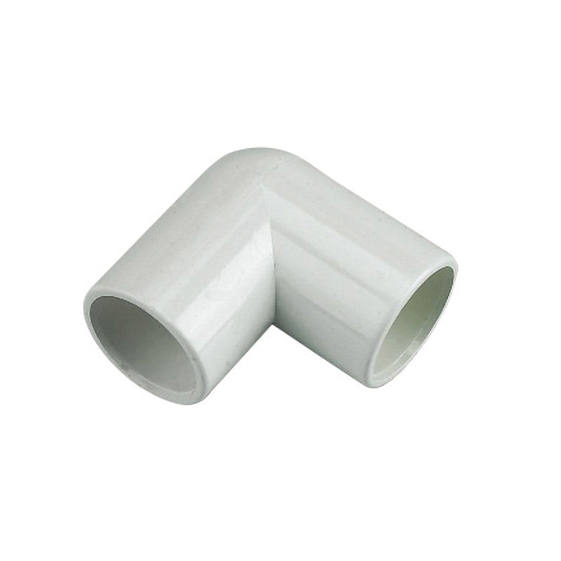 21.5mm Overflow 90° Bend – White