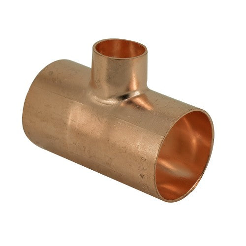 15mm x 15mm x 10mm End Feed Branch Reducing Tee