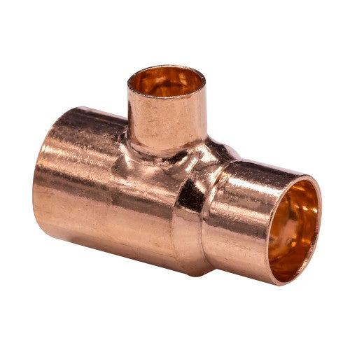 22mm x 15mm x 15mm End Feed One End And Branch Reducing Tee