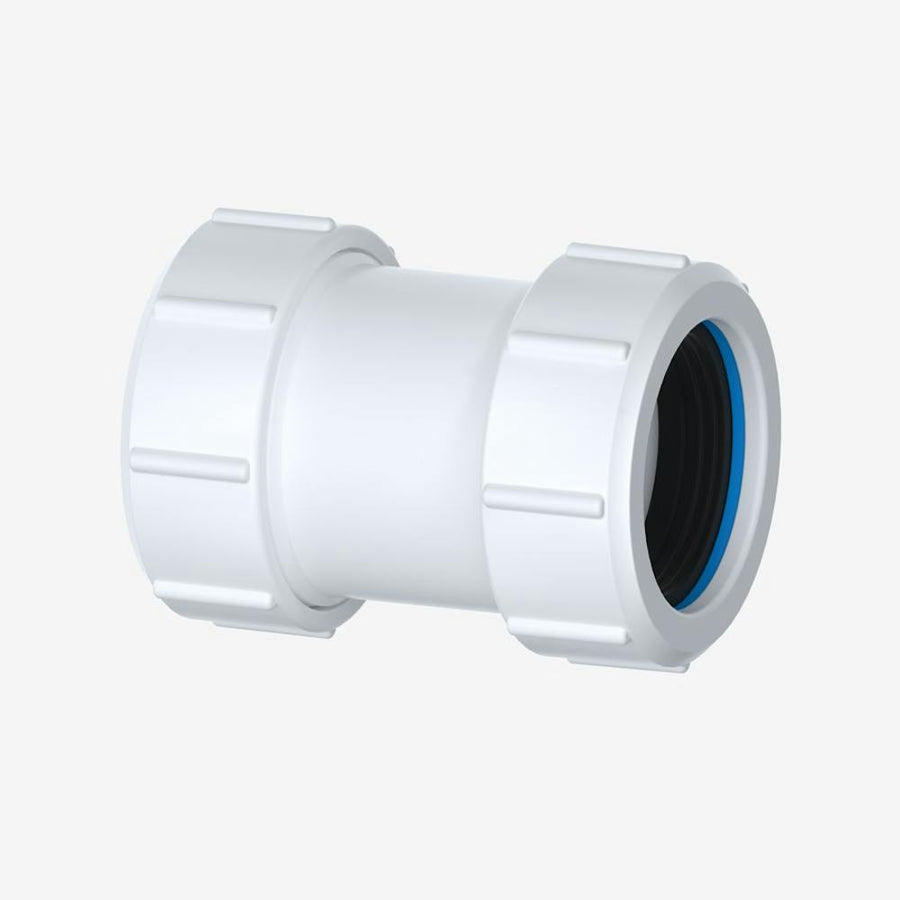 32mm Compression Waste Straight Coupler