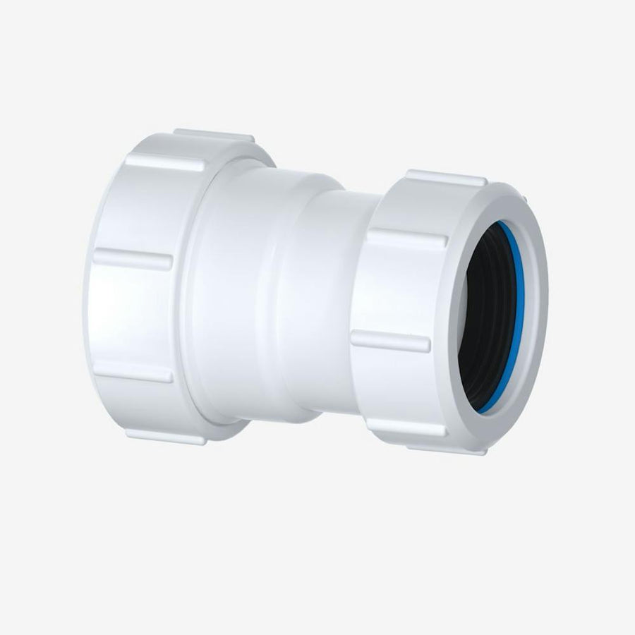 40mm x 32mm Compression Waste Straight Reducing Coupler