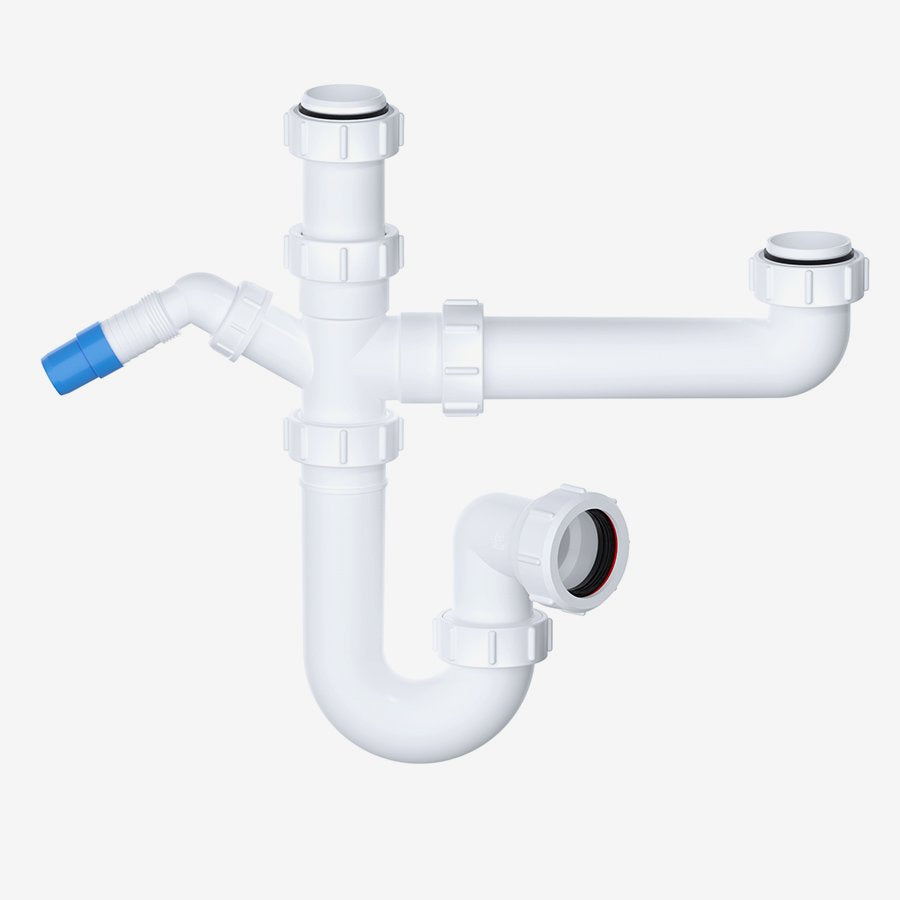 Viva 40mm Bowl-and-Half Sink Waste Kit